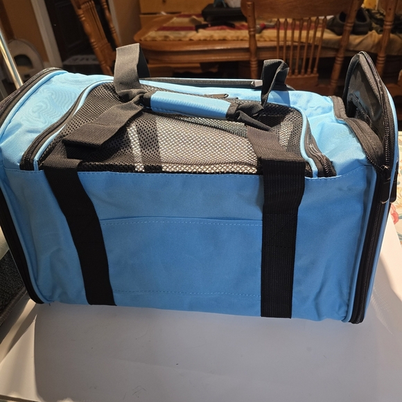 Source Unknown Blue Pet Carrier - Picture 1 of 5